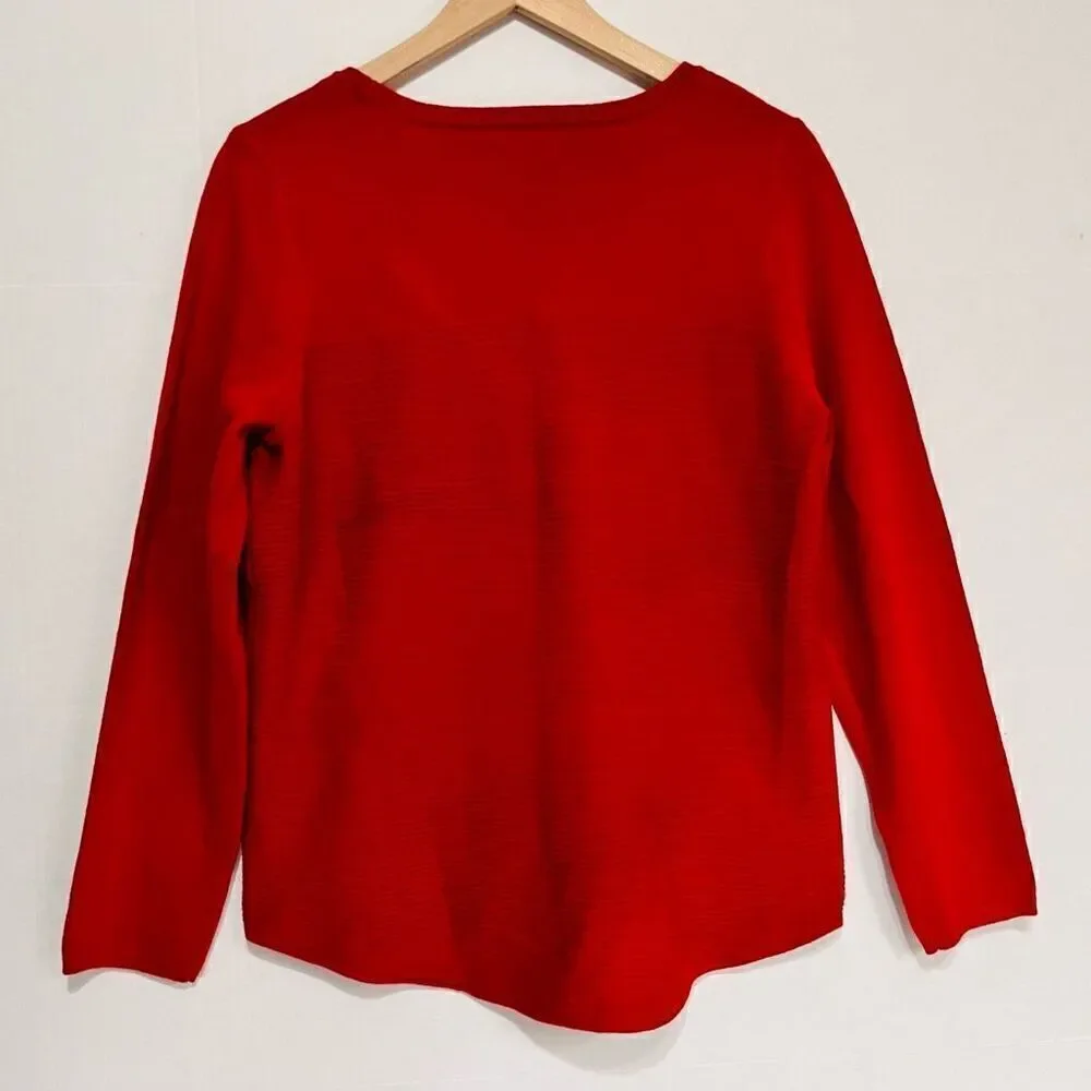 Croft & Barrow Red Sweater   Sz M